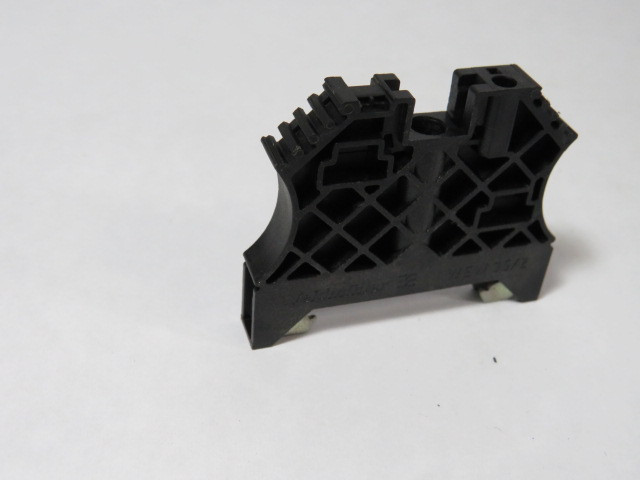 Weidmuller WEW-35/2 Black Terminal Block End Bracket USED