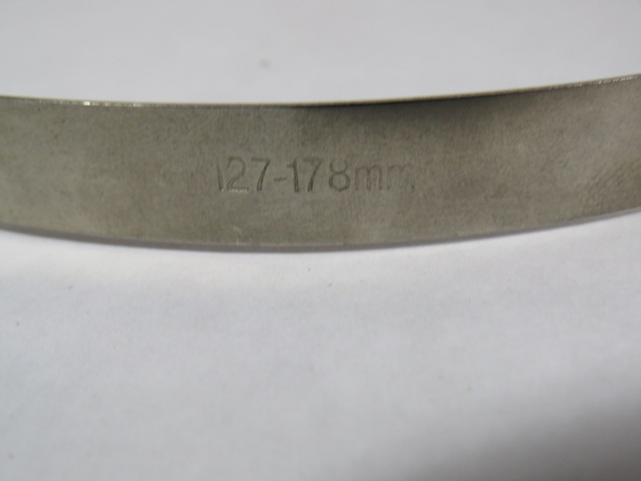 Generic 127-178 Adjustable Metal Worm Gear Hose Clamp 127-178mm  USED