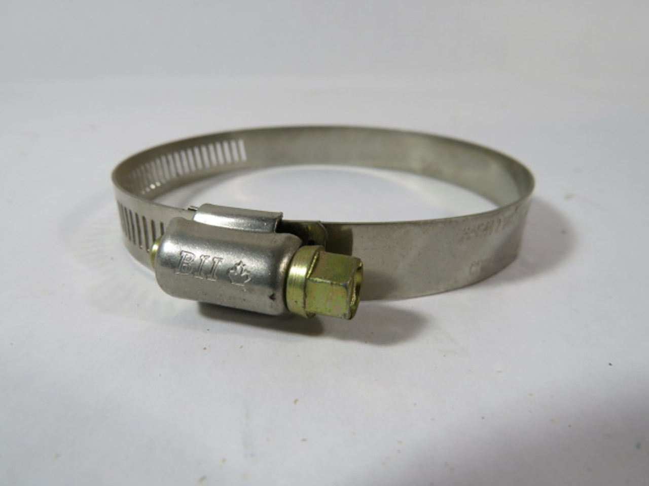 Generic 57-82 Adjustable Metal Worm Gear Hose Clamp 90-125mm USED