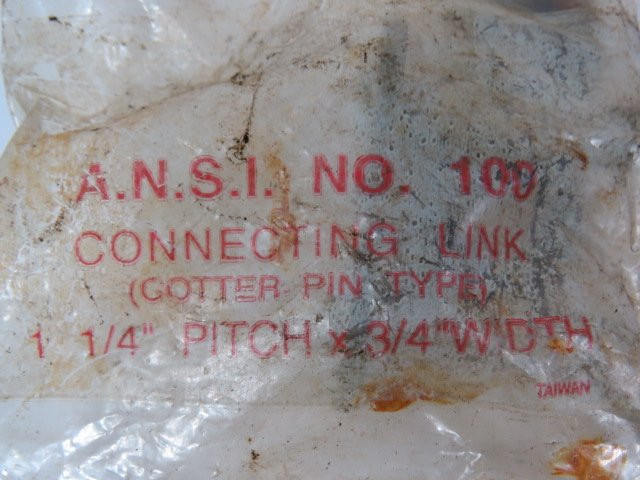 Generic 100 Connecting Link 1-1/4"x3/4" ! NWB !
