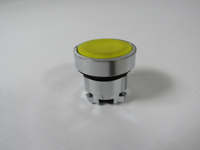 Telemecanique ZB4BA5 Yellow Flush Push Button Operator Only USED