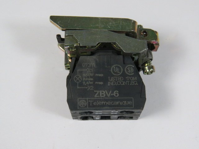 Telemecanique ZB5-AZ101 Contact Block w/ Light Module 1NO USED
