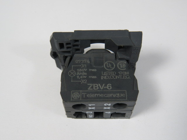 Telemecanique ZB5-AZ101 Contact Block With Light Module 1NO USED