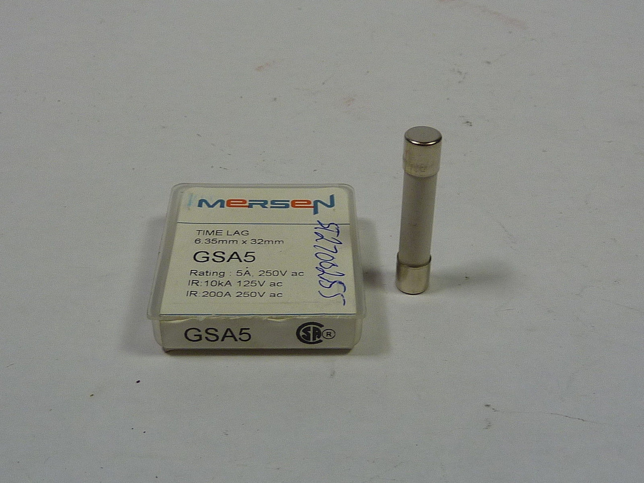 Ferraz Shawmut GSA5 Time Lag Fuse 5A 250V 5-Pack NEW