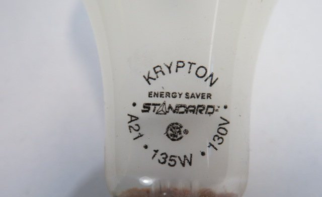 Standard 46092 Incandescent Bulb Krypton Energy Saver 135W 130V NEW