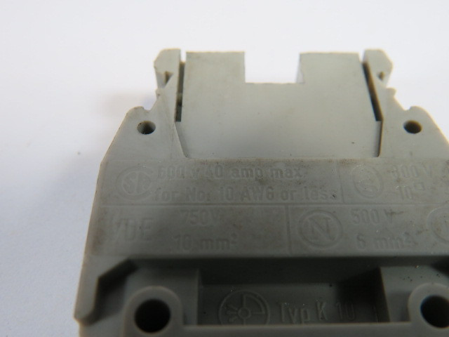 Phoenix Contact K10 Terminal Block 40A Lot of 5 USED