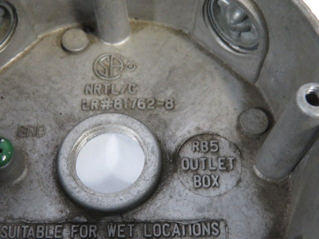 Generic RB5 Round Outlet Box w/o Cover USED