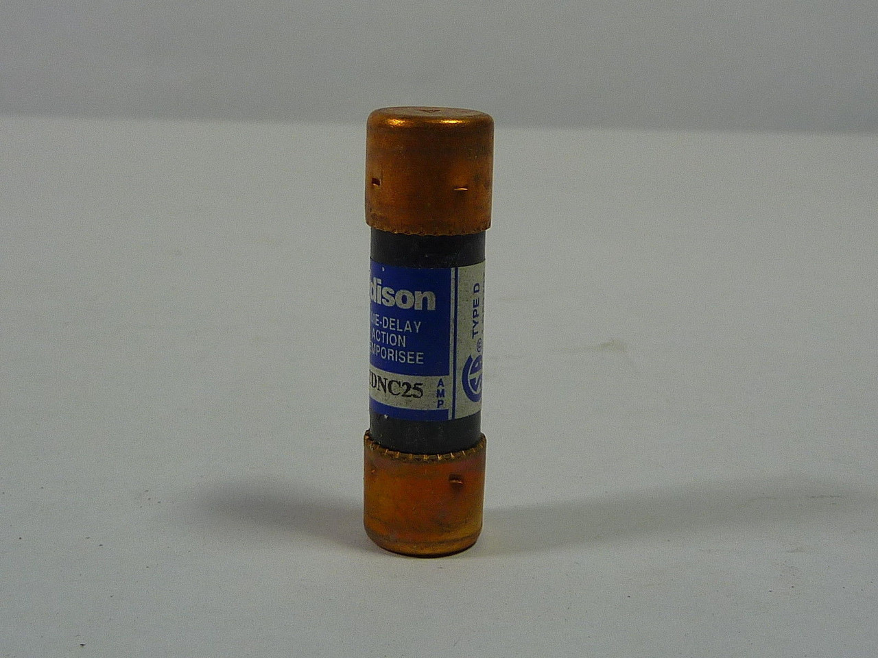 Edison CDNC25 Fuse 25A 250V Time Delay USED