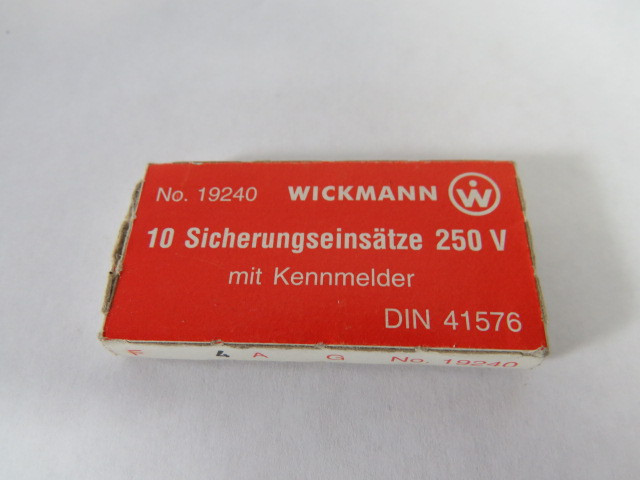 Wickmann 19240 Miniature Fuses 250V 10-Pack ! NEW !