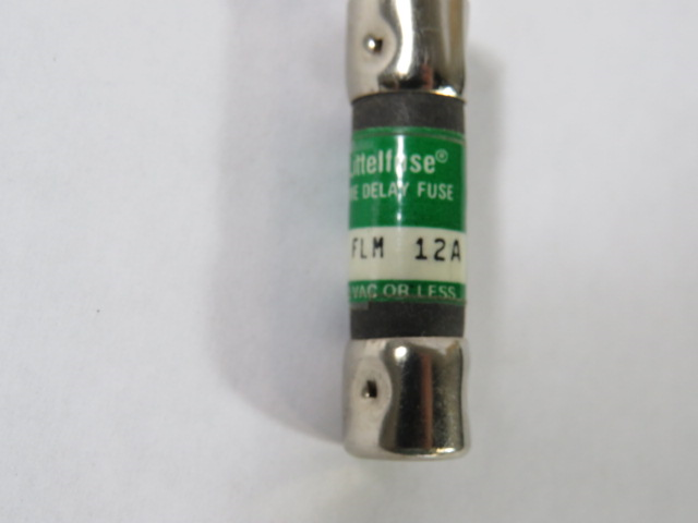 Littelfuse FLM-12 Time Delay Fuse 12A 250V USED