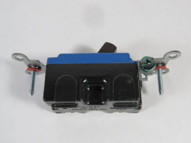 Hubbell CS1201 Toggle Switch 15A 120-277VAC Brown USED