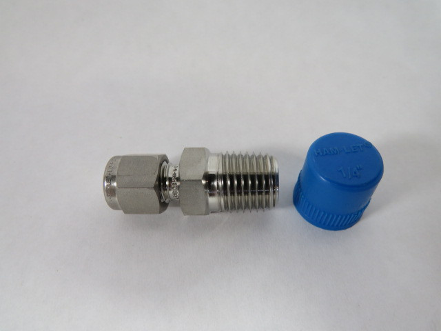 Ham-Let 768LSS3/16X1/4 Male Connector Tube Fitting USED