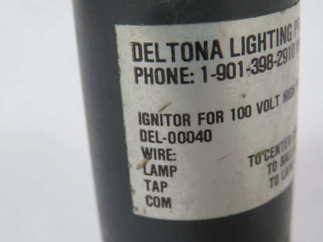 Deltona Lighting DEL-00040 Ignitor 100V USED