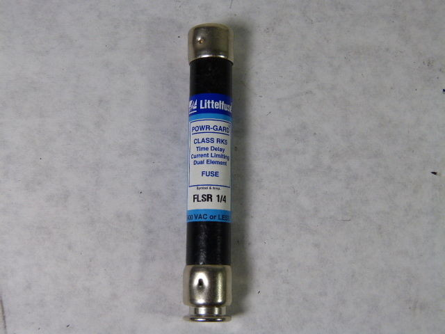 Littelfuse FLSR-1/4 Time Delay Fuse 1/4A 600V USED
