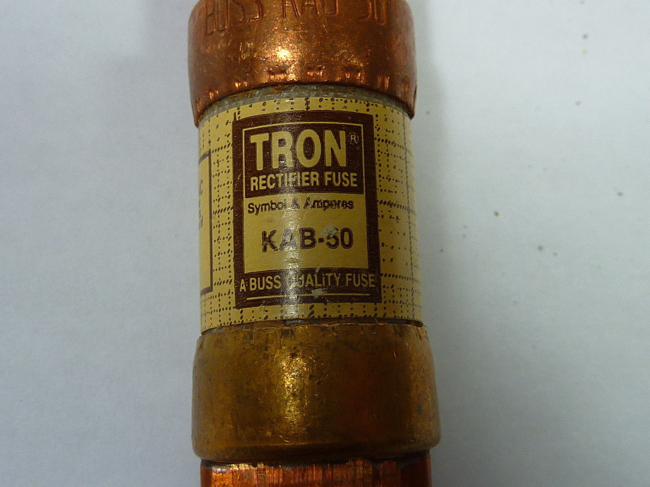 Tron KAB-50 Rectifier Fuse 50A 250V USED