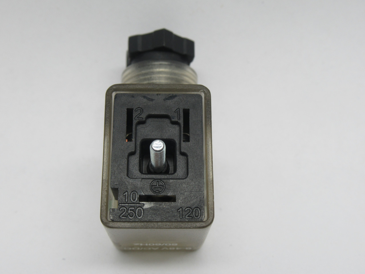 Canfield Connectors 5103-1010000 Mini Solenoid Valve Connector 6-48VAC USED