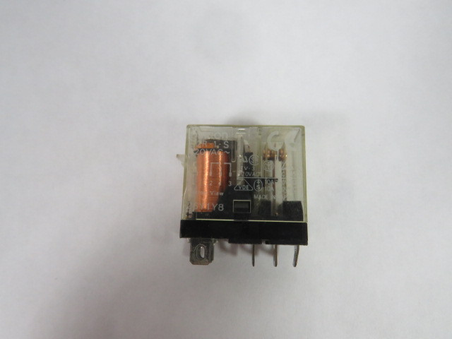 Omron G2R-1-S-AC120 Relay 120VAC 10@250VAC/30VDC 5-Blade USED