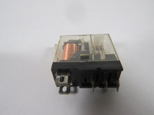 Omron G2R-1-S-AC120 Relay 120VAC 10@250VAC/30VDC 5-Blade USED