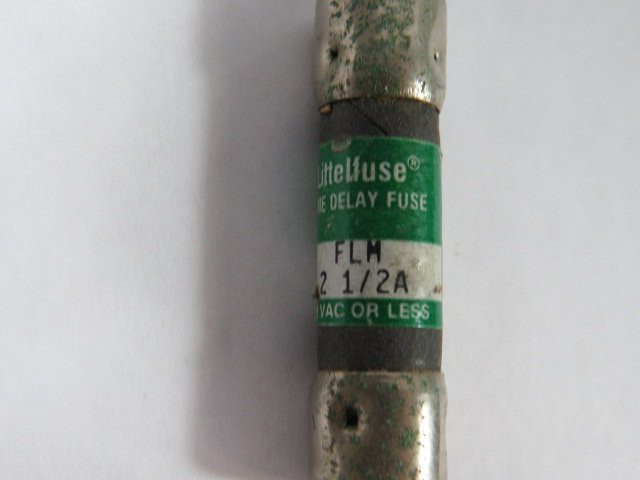 Littelfuse FLM-2-1/2 Time Delay Fuse 2-1/2A 250V USED
