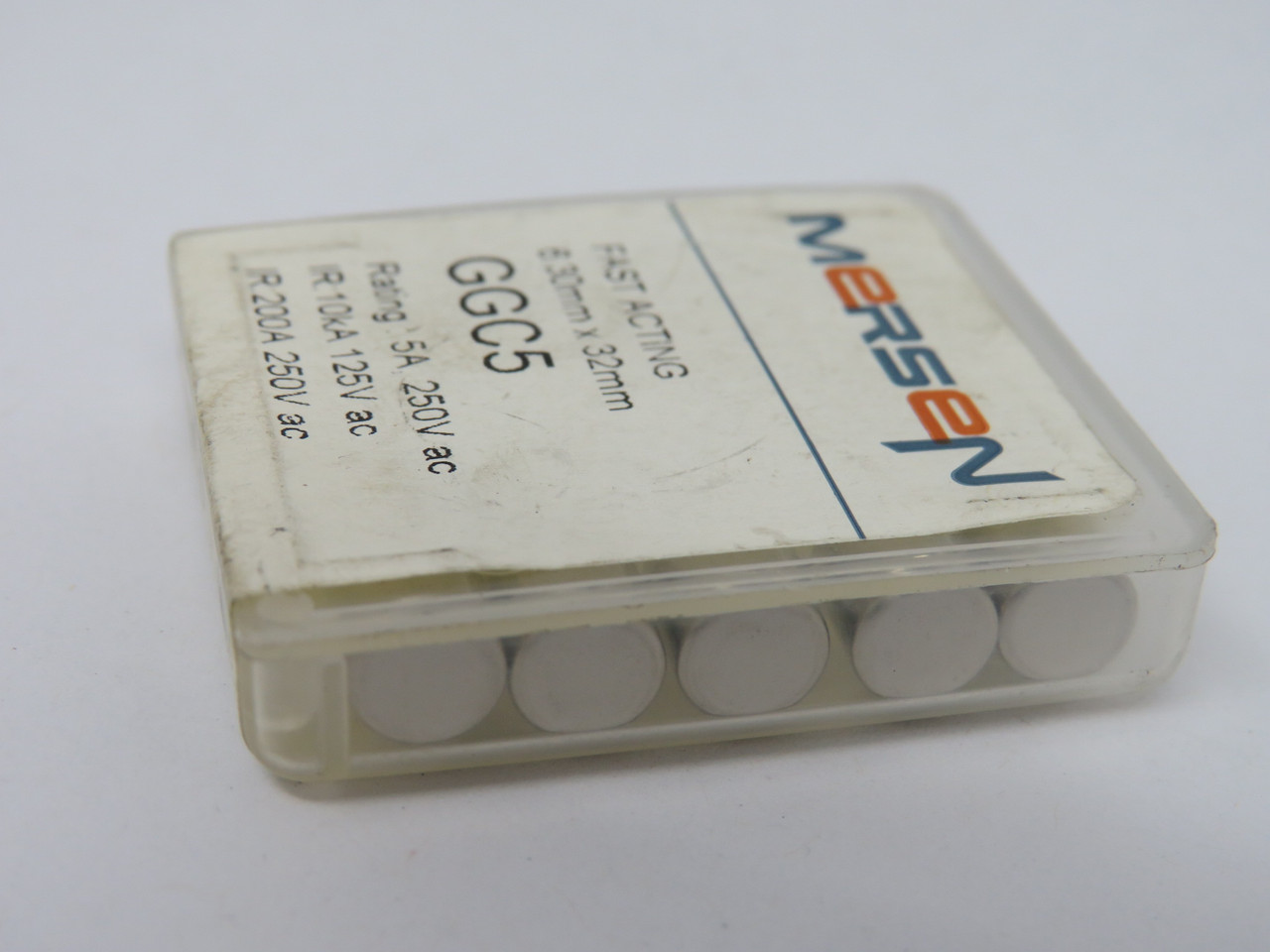 Mersen GGC5 Fast Acting Fuse 5A 250VAC SEALED 5-Pack NEW