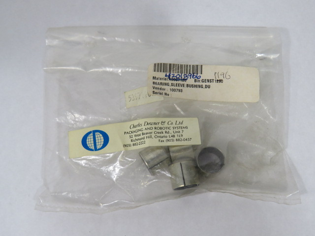Charles Downer 161815 Bushing 4Pcs ! NWB !