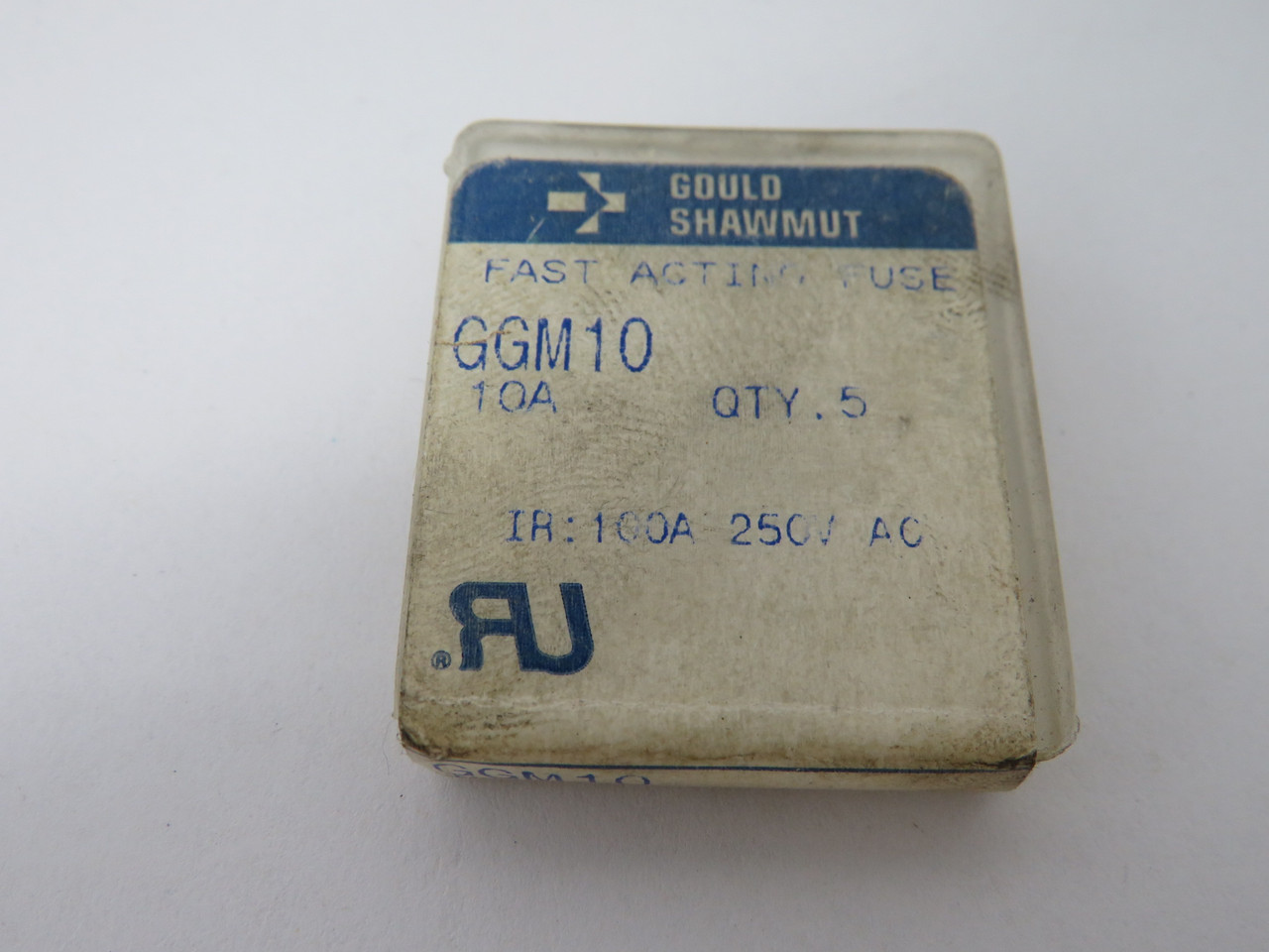 Gould Shawmut GGM10 Fast Acting Fuse 10A 250VAC 5-Pack NEW
