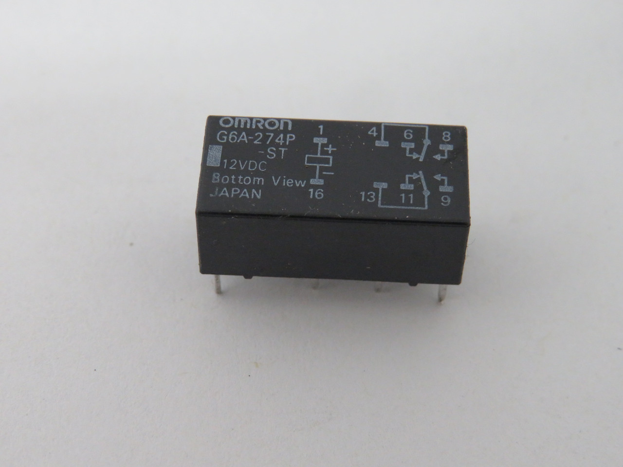 Omron G6A-274P-ST-DC12 Signal Relay 12VDC 8-Pin SHELF WEAR NOP