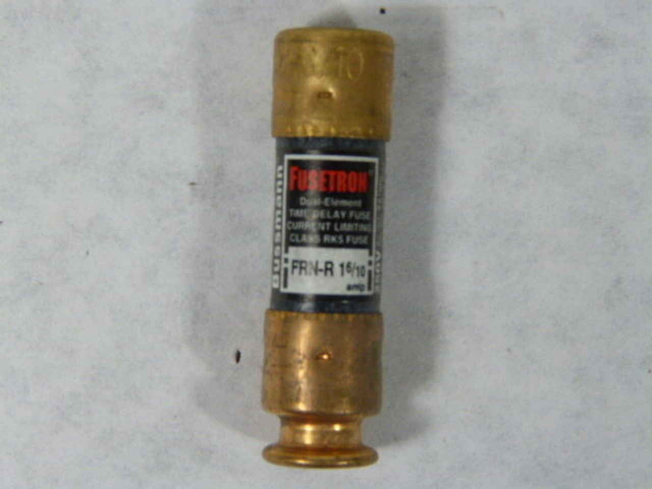 Fusetron FRN-R-1-6/10 Time Delay Fuse 1-6/10A 250V USED