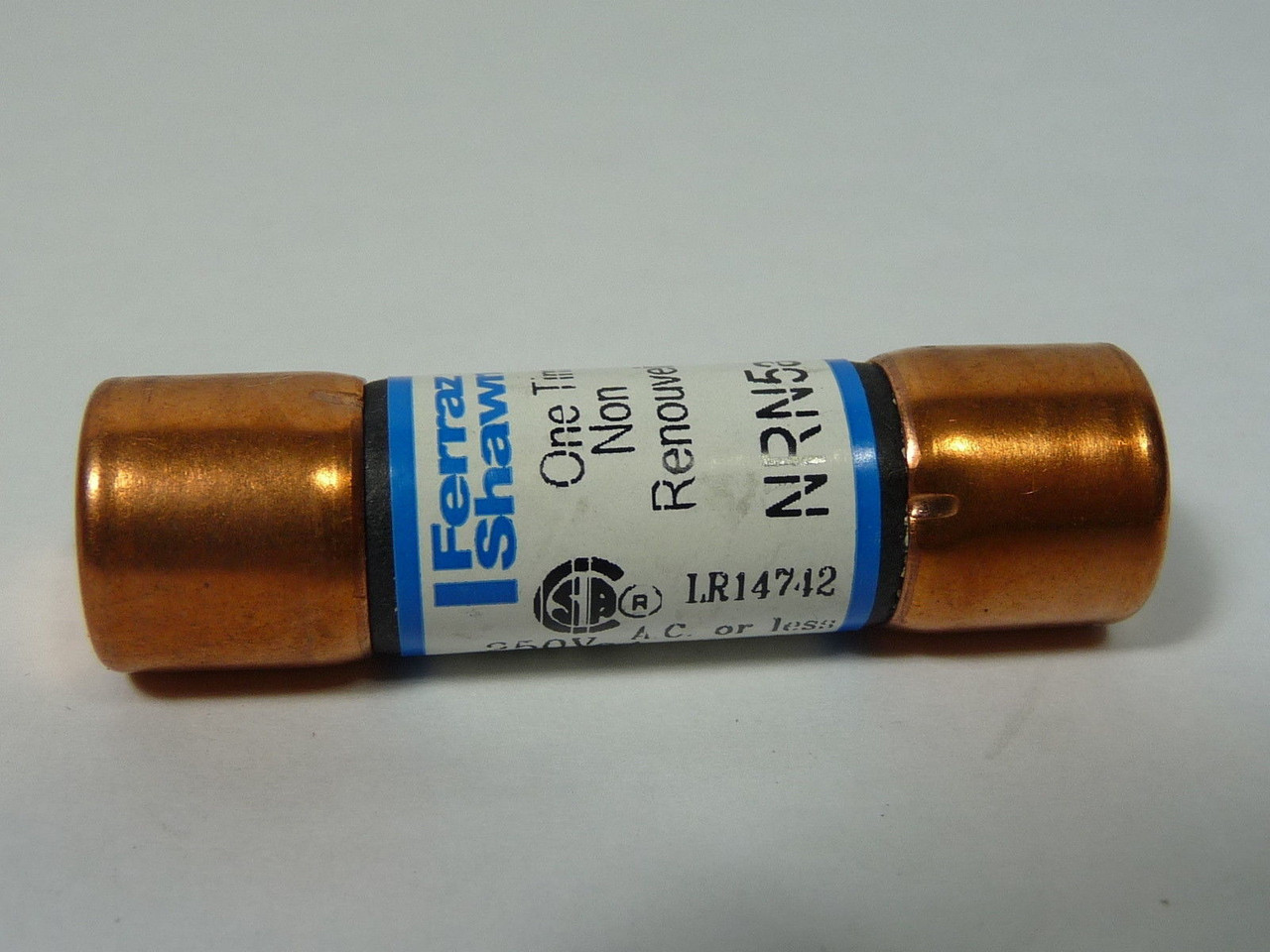 Ferraz Shawmut NRN5 One Time Fuse 5A 250V USED