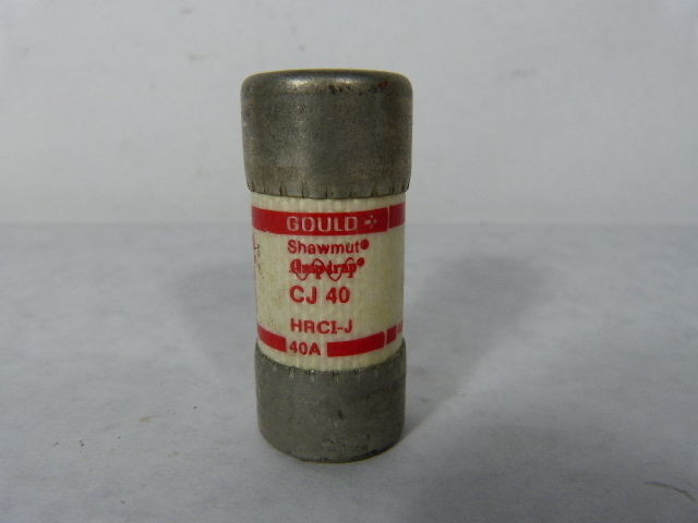 Gould Shawmut CJ40 Fuse 40A 600V USED