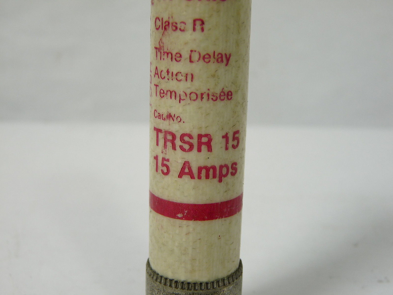 Gould Shawmut TRSR15 Time Delay Fuse 15A 600V USED