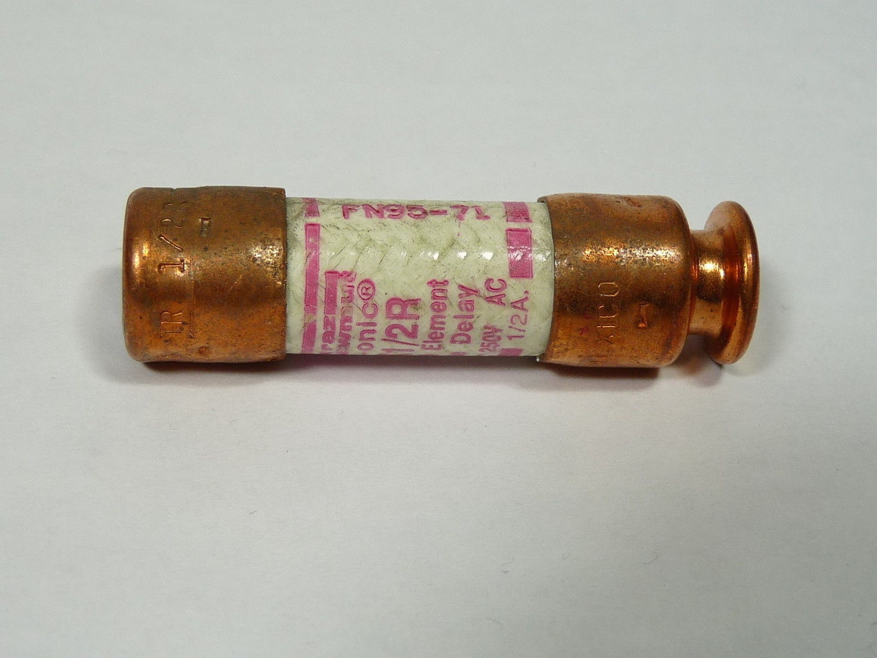 Ferraz Shawmut TR1/2R Time Delay Fuse 1/2A 250V USED