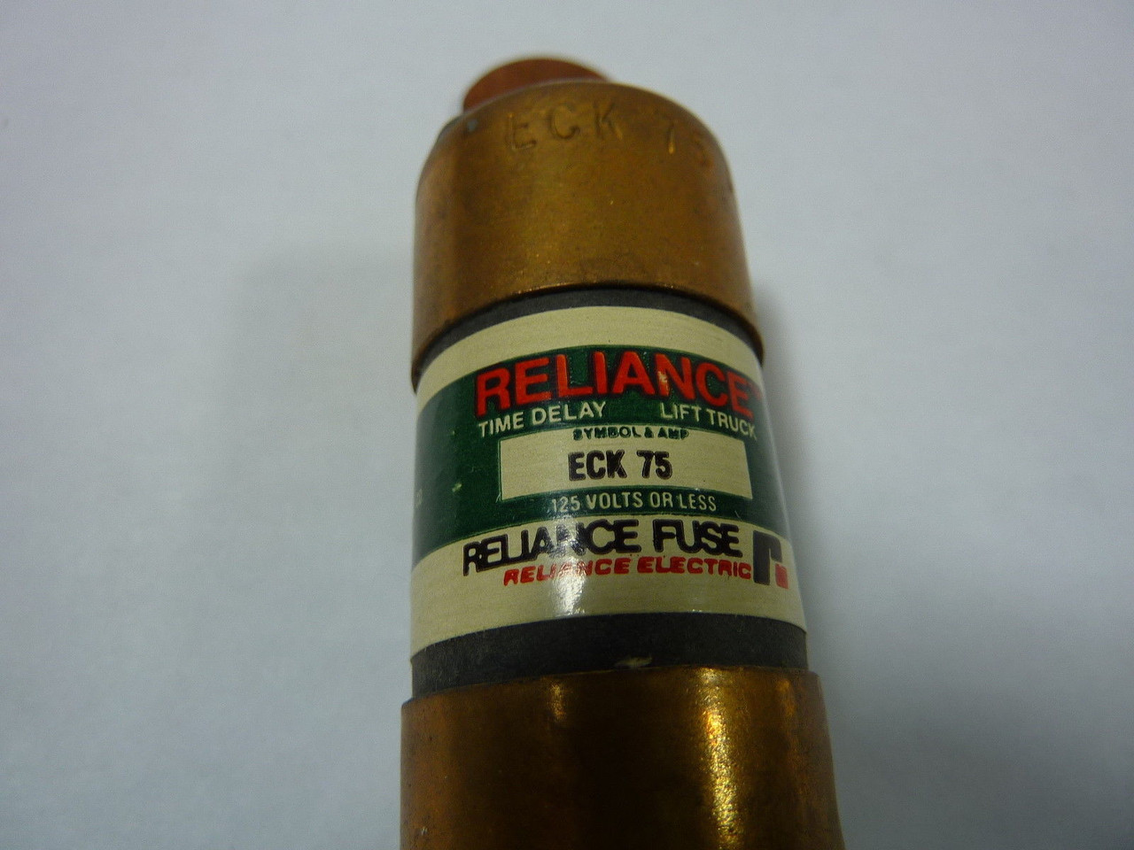 Reliance ECK-75 Time Delay Fuse 75A 120V USED