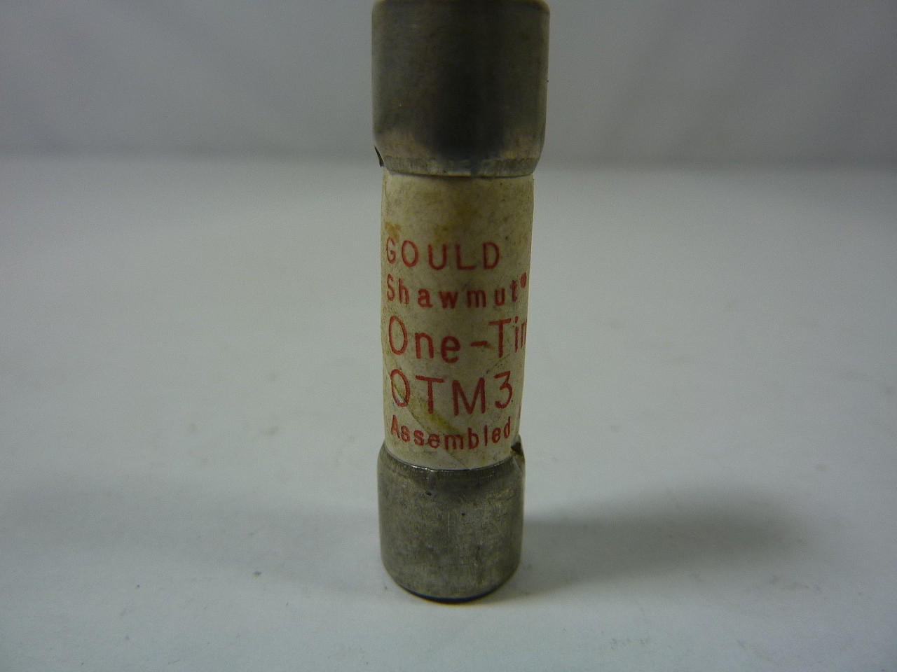 Gould Shawmut OTM3 One Time Fuse 3A 250V USED