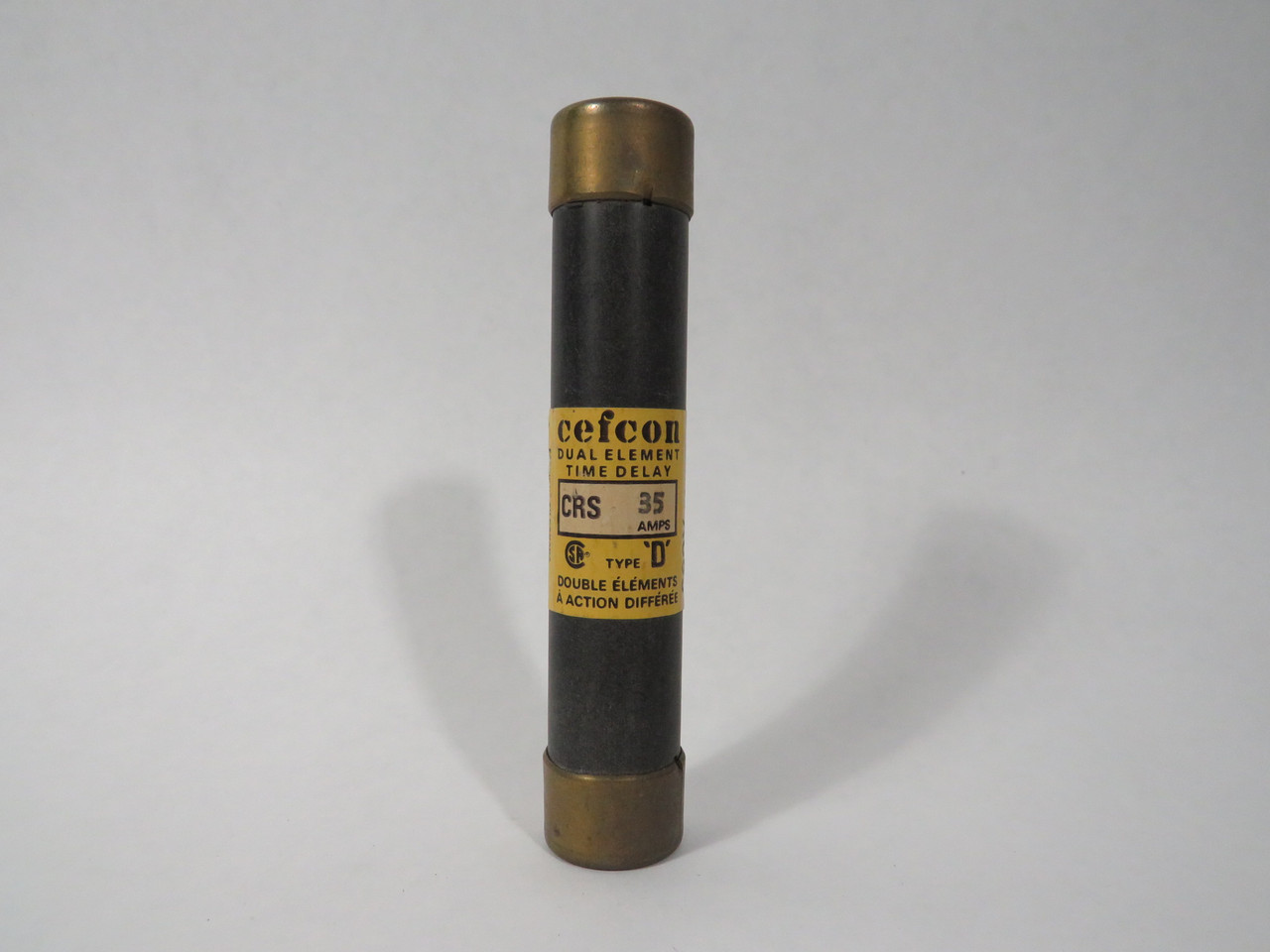 Cefcon CRS35 Time Delay Fuse 35A 600V USED