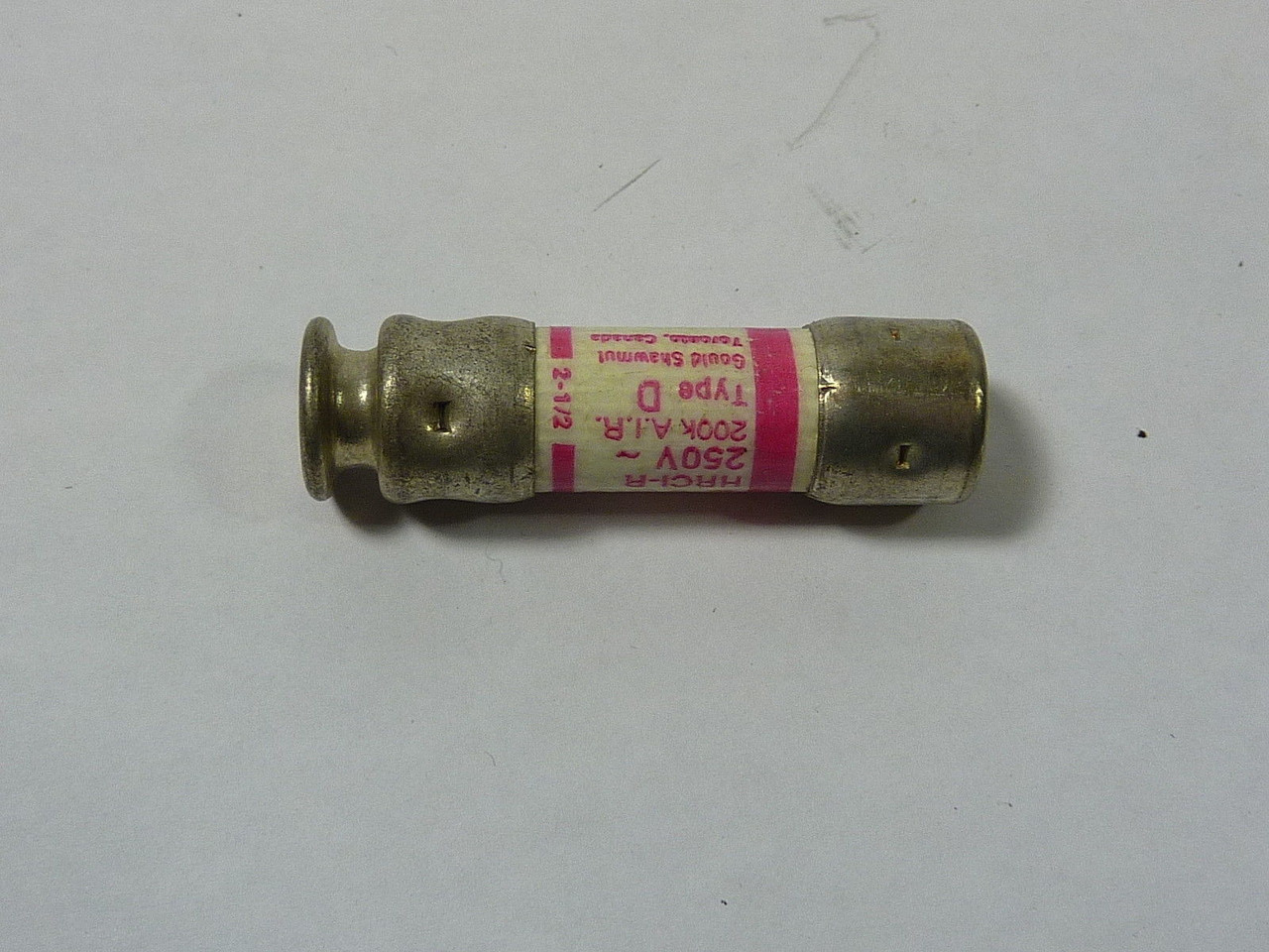 Gould Shawmut TRNR-2-1/2 Time Delay Fuse 2-1/2A 250V USED