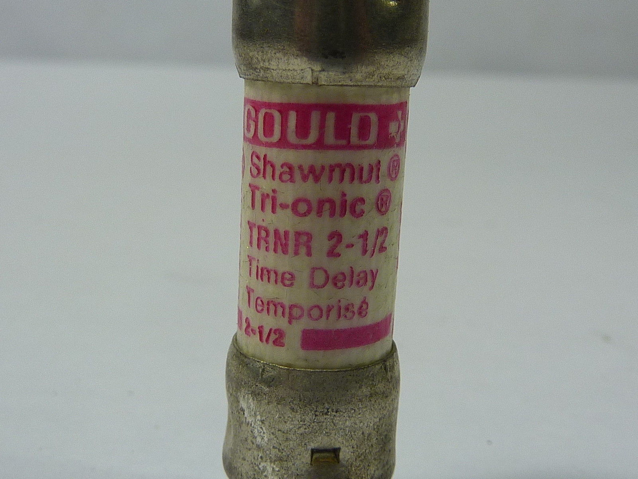 Gould Shawmut TRNR-2-1/2 Time Delay Fuse 2-1/2A 250V USED