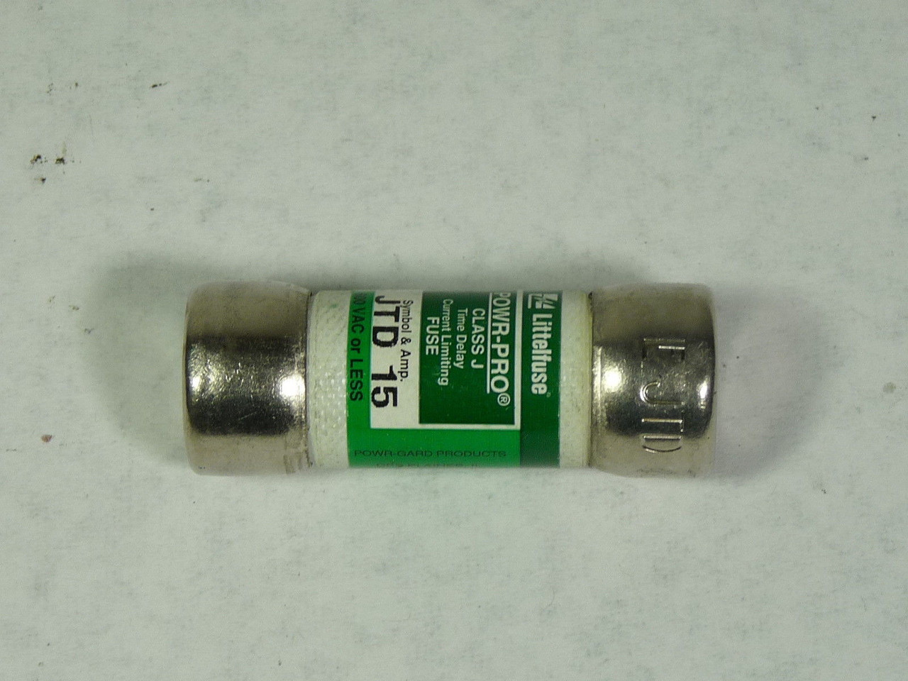 Littelfuse JTD-15 Time Delay Fuse 15A 600V USED