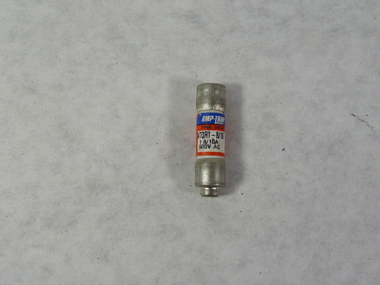Ferraz Shawmut ATQR1-8/10 Amp-Trap Time Delay Fuse 1-8/10A 600V USED