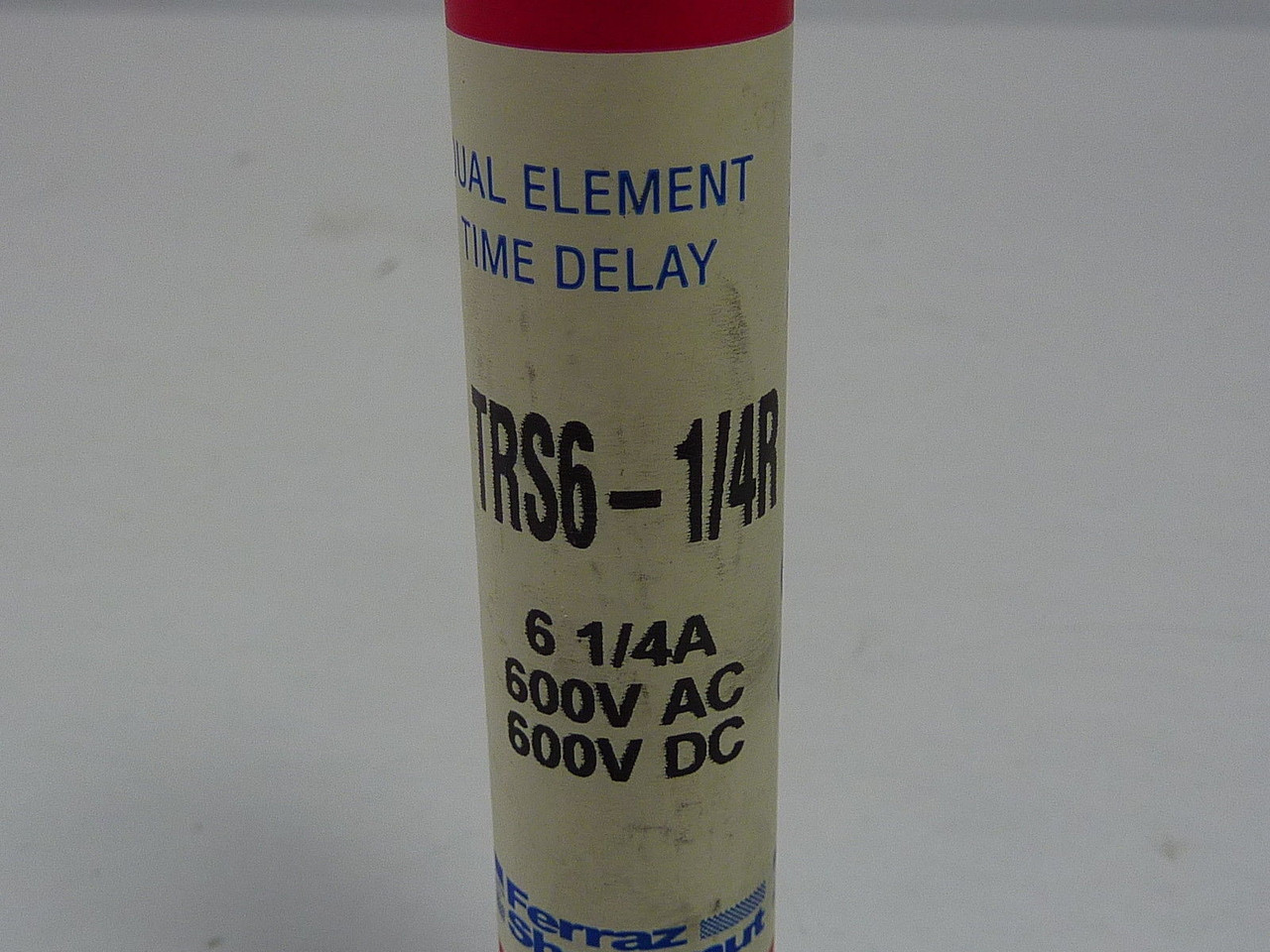 Ferraz Shawmut TRS6-1/4R Time Delay Fuse 6-1/4A 600V USED