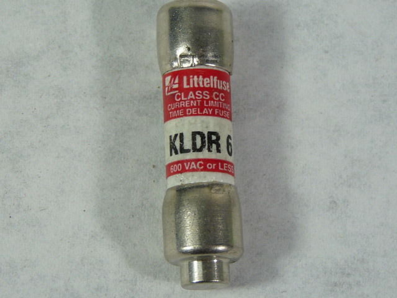 Littelfuse KLDR-6 Time Delay Fuse 6A 600V USED