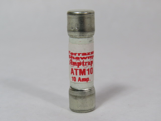Ferraz Shawmut ATM10 Fast Acting Fuse 10A 600V USED