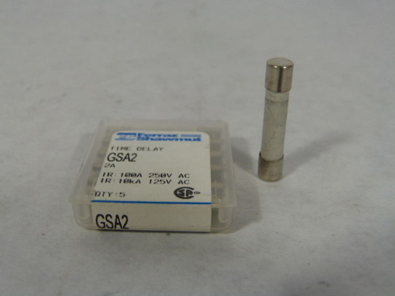 Ferraz Shawmut GSA2 Time Delay Fuse 2A 250V 5-Pack ! NEW !