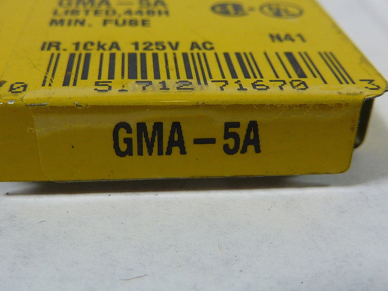 Bussmann GMA-5A Fast Acting Fuse 5A 125V 5-Pack ! NEW !