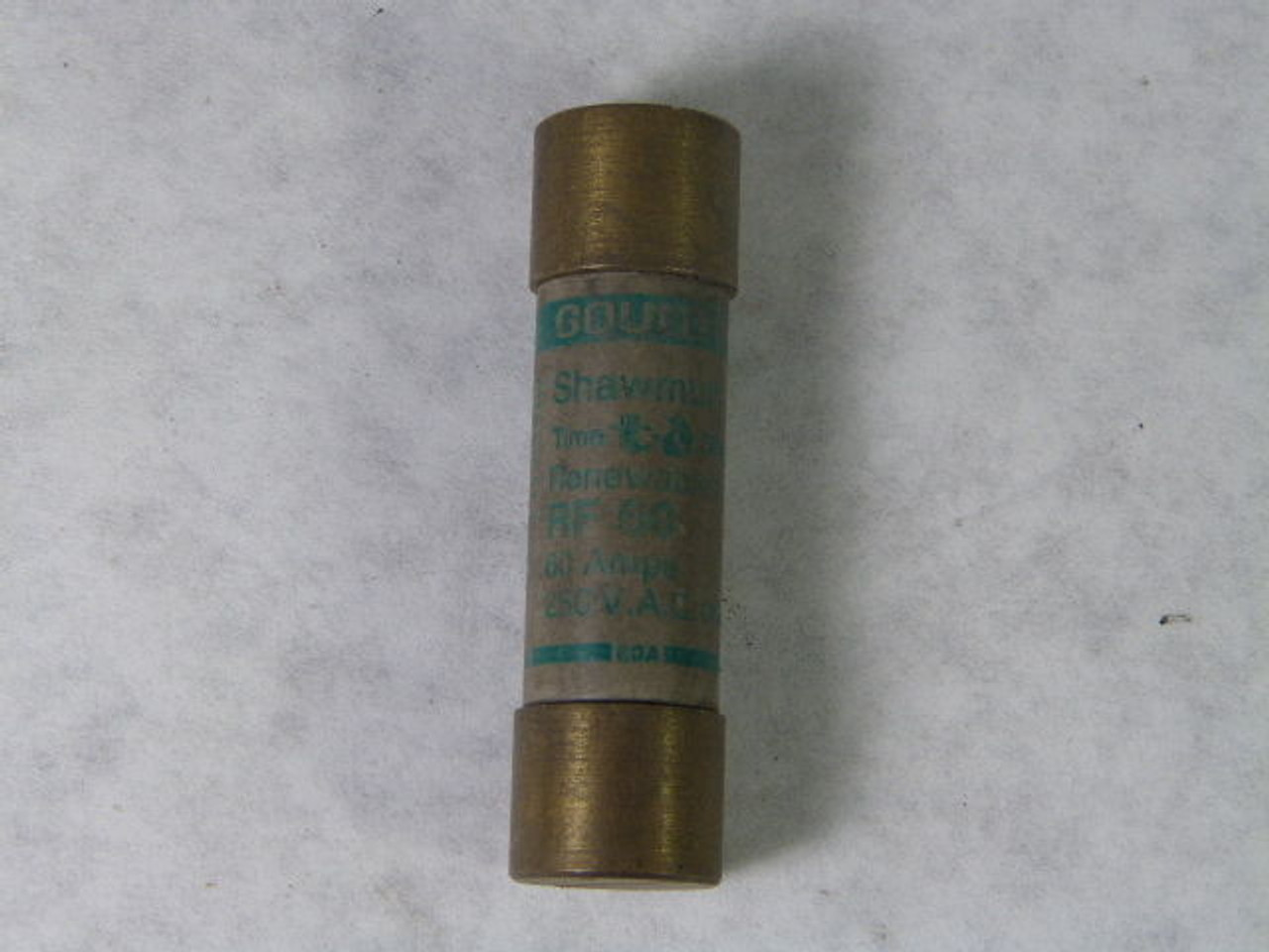 Gould Shawmut RF-60 Renewable Fuse 60A 250V USED