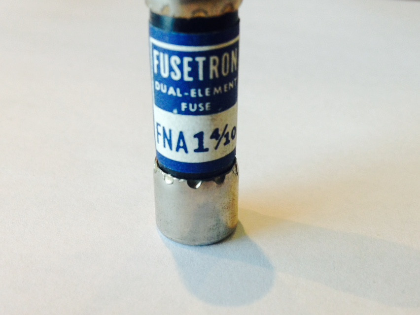 Fusetron FNA-1-4/10 Time Delay Fuse 1-4/10A 125V USED