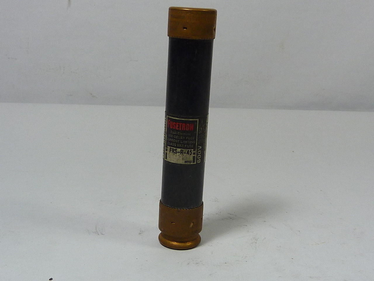 Fusetron FRS-R-45 Time Delay Fuse 45A 600V USED