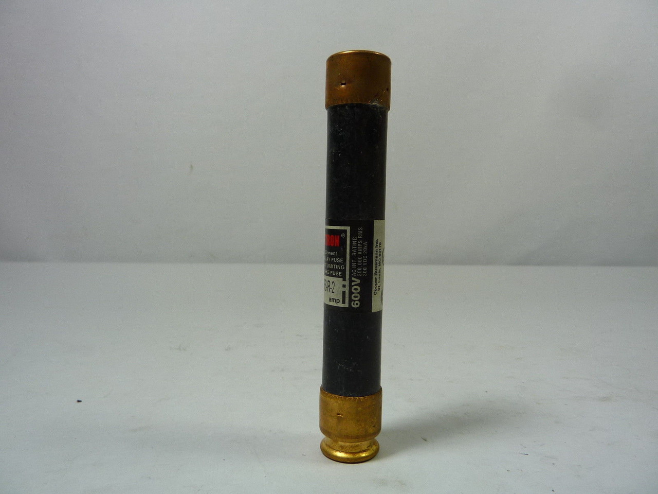 Fusetron FRS-R-2 Time Delay Fuse 2A 600V USED
