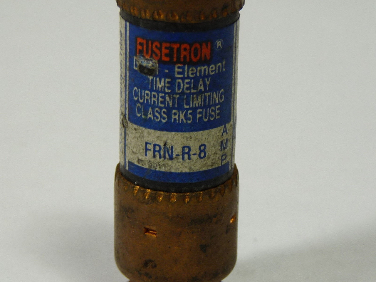 Fusetron FRN-R-8 Time Delay Fuse 8A 250V USED