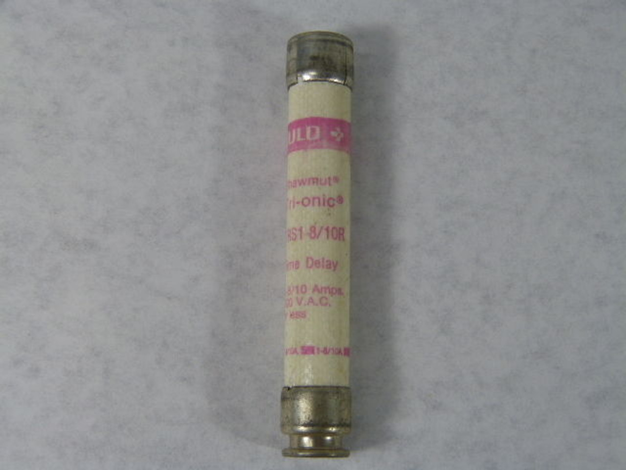 Gould Shawmut TRS1-8/10R Time Delay Fuse 1-8/10A 600V USED